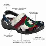 Oregon Ducks Patriotic Stripes Crocs Fashion forward