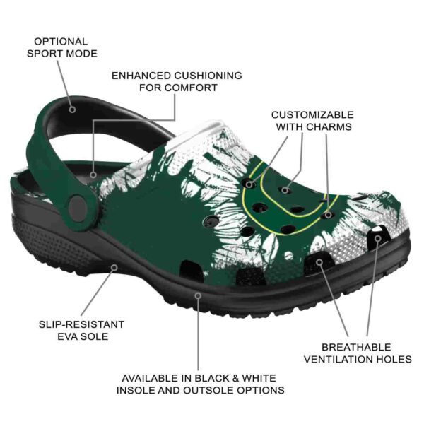 oregon ducks splatter graphics crocs new arrival