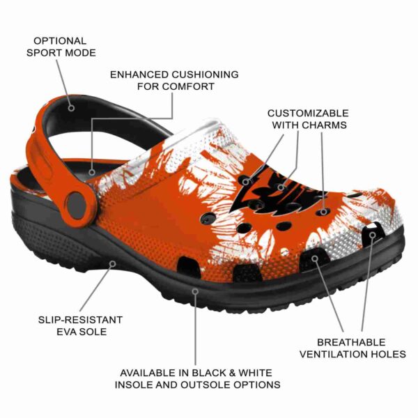 oregon state beavers splatter graphics clog new arrival