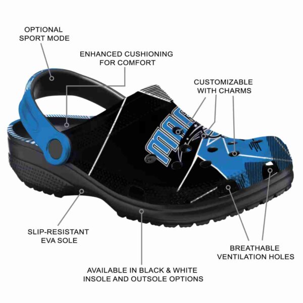 orlando magic geometric background clog new arrival