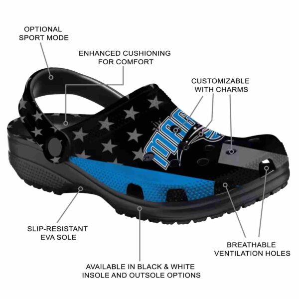 orlando magic stellar stripes theme clog new arrival