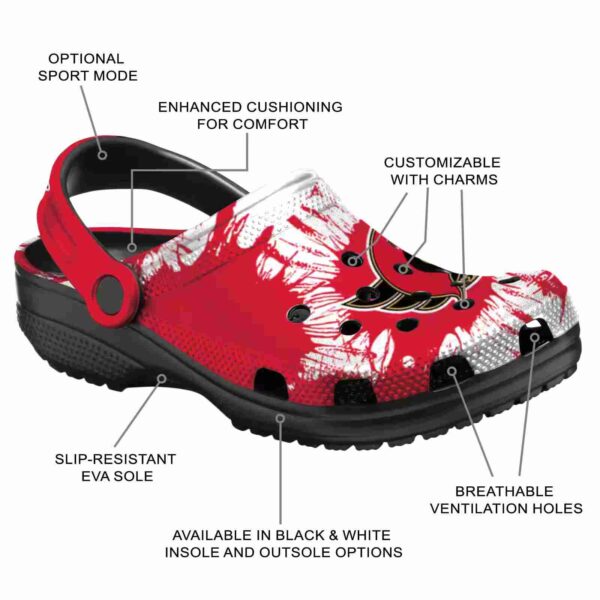 ottawa senators splatter graphics clog new arrival