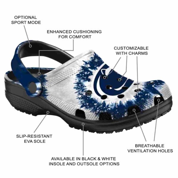 penn state nittany lions radiant burst effect crocs new arrival