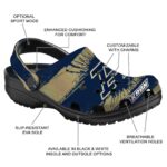 personalized akron zips paint splatter graphics clog best selling