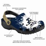 personalized akron zips splash art clog best selling