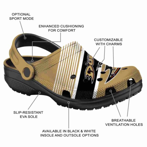 personalized anaheim ducks vibrant dual tone clog new arrival