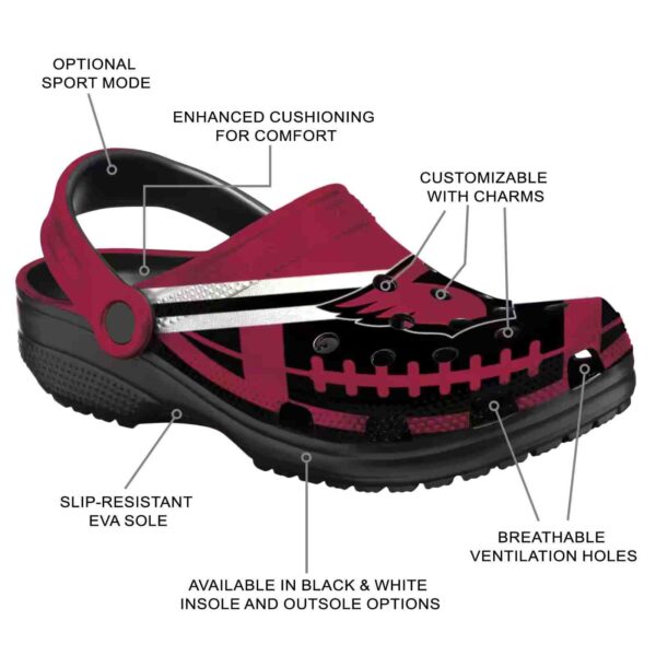 personalized arizona cardinals football motif crocs new arrival