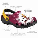 Personalized Arizona State Sun Devils Splash Art Crocs Best selling