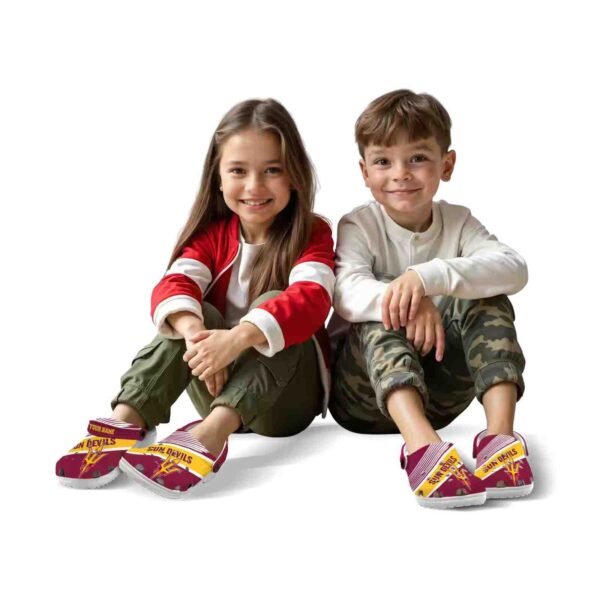 personalized arizona state sun devils vibrant dual tone crocs fashion forward