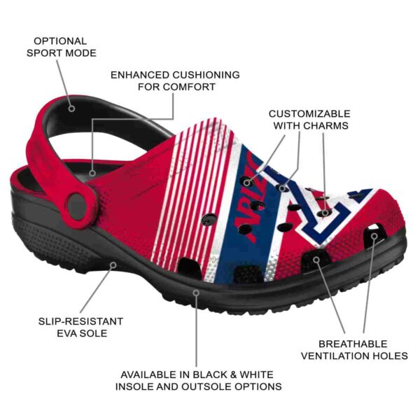 personalized arizona wildcats vibrant dual tone crocs new arrival