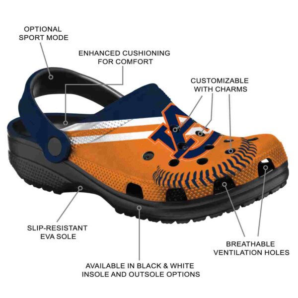 personalized auburn tigers baseball motif crocs new arrival
