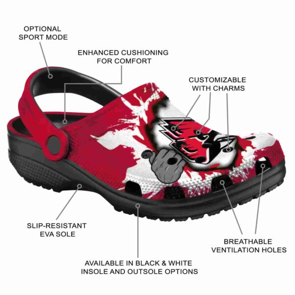 personalized ball state cardinals gripping hand clog new arrival