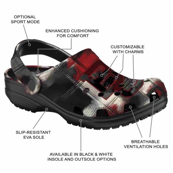 personalized baylor bears plaid fusion clog new arrival
