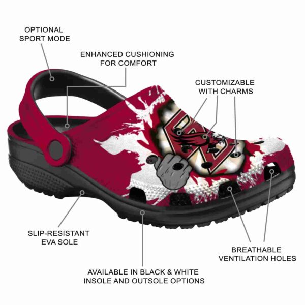 personalized boston college eagles gripping hand clog new arrival