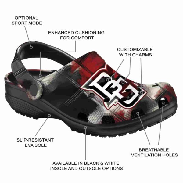 personalized bowling green falcons plaid fusion clog new arrival