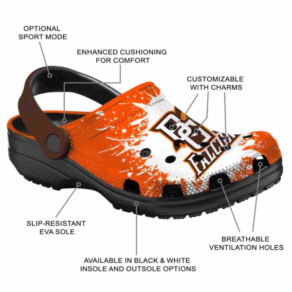 personalized bowling green falcons splash art clog new arrival