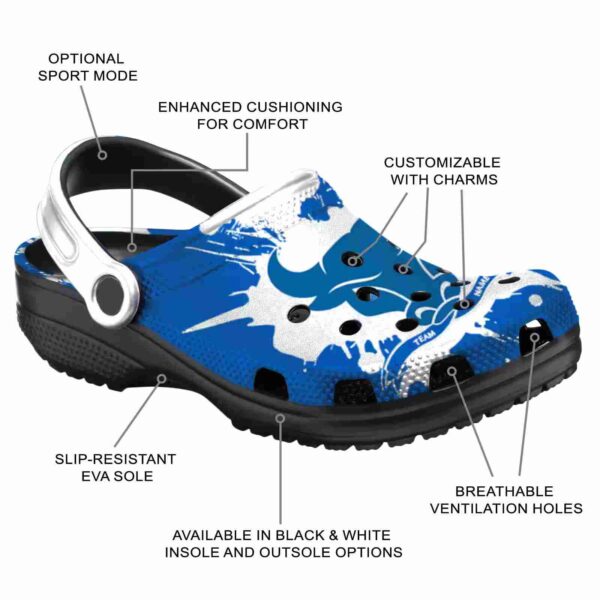 personalized buffalo bulls splatter pattern clog new arrival