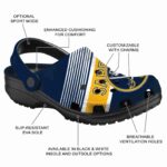 personalized buffalo sabres vibrant dual tone clog best selling
