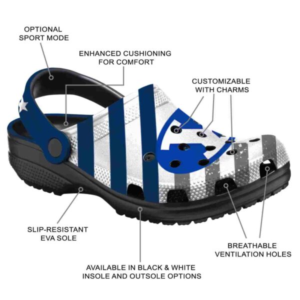 personalized byu cougars star spangled graphic clog new arrival