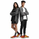 personalized calgary flames star spangled graphic clog best selling