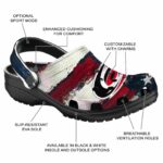 personalized carolina hurricanes patriotic stripes clog best selling