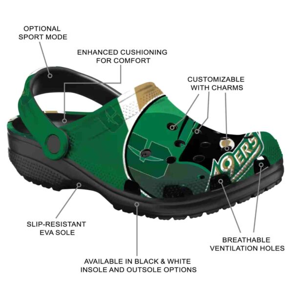 personalized charlotte 49ers baseball helmet clog new arrival
