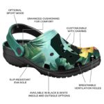 personalized charlotte 49ers tropical vibes clog best selling