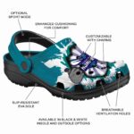 personalized charlotte hornets gripping hand clog best selling