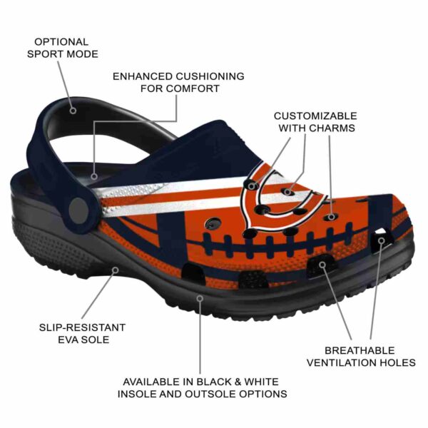 personalized chicago bears football motif crocs new arrival