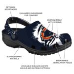 Personalized Chicago Bears Splash Motif Background Crocs Best selling