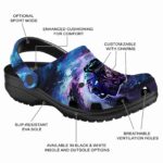 personalized chicago blackhawks galaxy swirl clog best selling