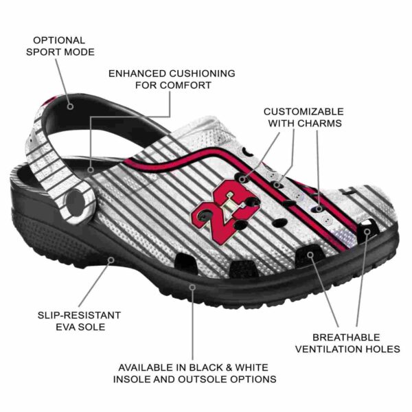 personalized chicago bulls pinstripe pattern crocs new arrival