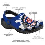Personalized Chicago Cubs Gripping Hand Crocs Best selling