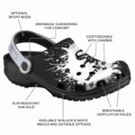 Personalized Chicago White Sox Splash Art Crocs Best selling