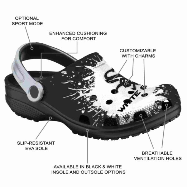 personalized chicago white sox splash art crocs new arrival