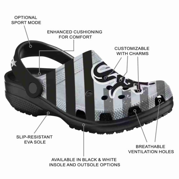 personalized chicago white sox star spangled graphic crocs new arrival
