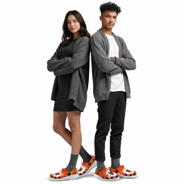 personalized cincinnati bengals splatter background crocs top rated