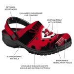 Personalized Cincinnati Reds Paint Splatter Graphics Crocs Best selling