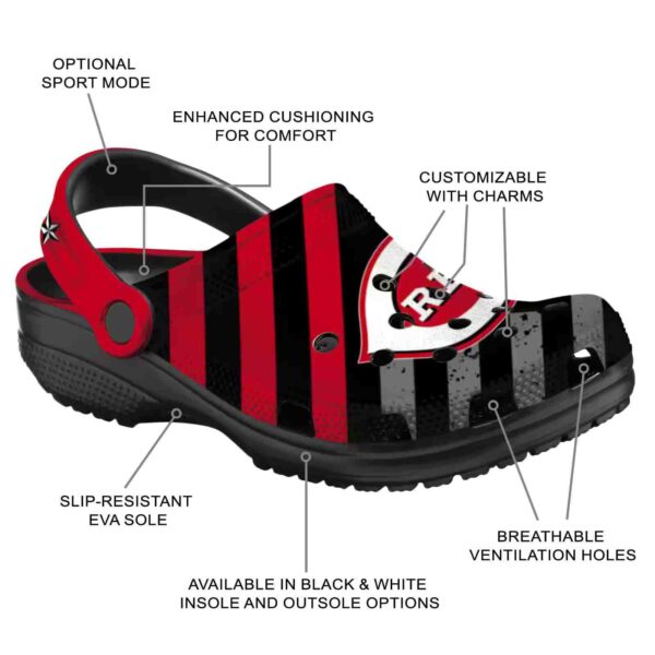 personalized cincinnati reds star spangled graphic crocs new arrival