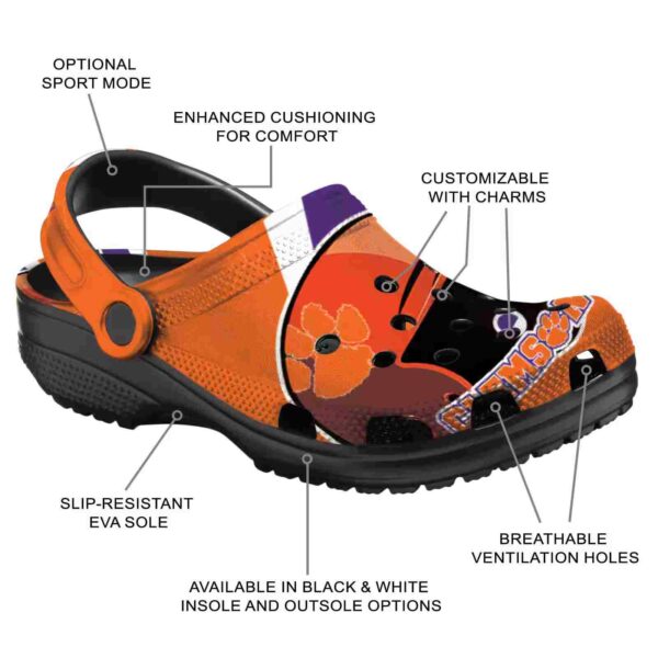 personalized clemson tigers baseball helmet crocs new arrival