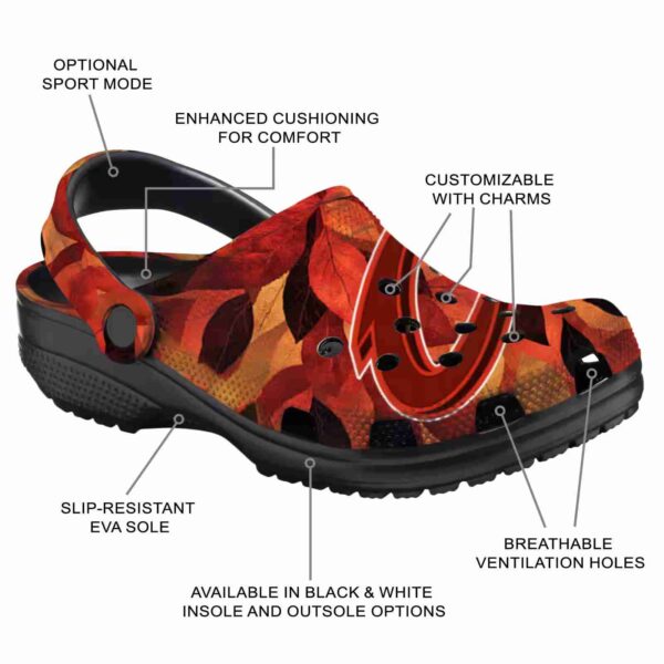 personalized cleveland cavaliers autumn leaves crocs new arrival