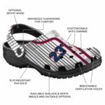 Personalized Cleveland Guardians Pinstripe Pattern Crocs Best selling