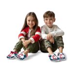 Personalized Cleveland Guardians Splatter Pattern Crocs Best selling