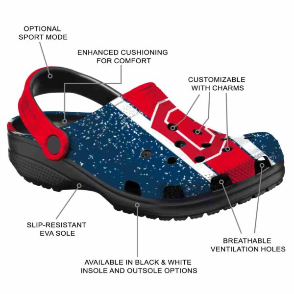 personalized cleveland guardians vertical stripes crocs new arrival