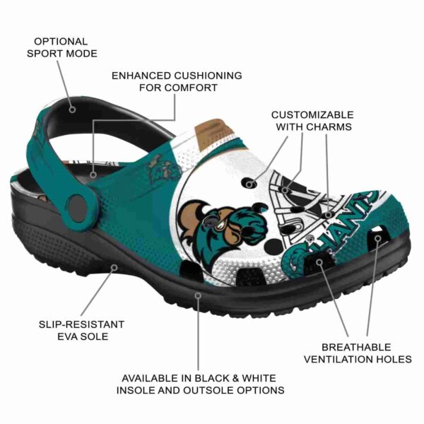 personalized coastal carolina chanticleers football helmet clog new arrival