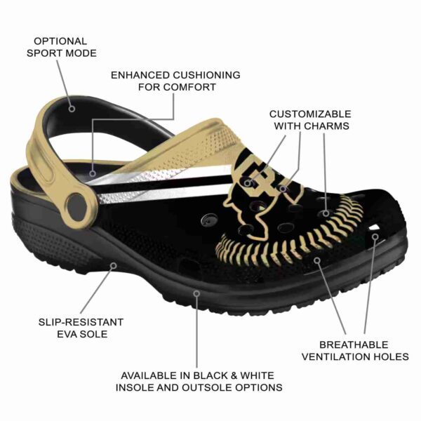 personalized colorado buffaloes baseball motif clog new arrival