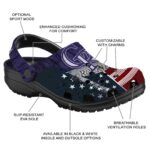 Personalized Colorado Rockies Star Spangled Side Pattern Crocs Best selling