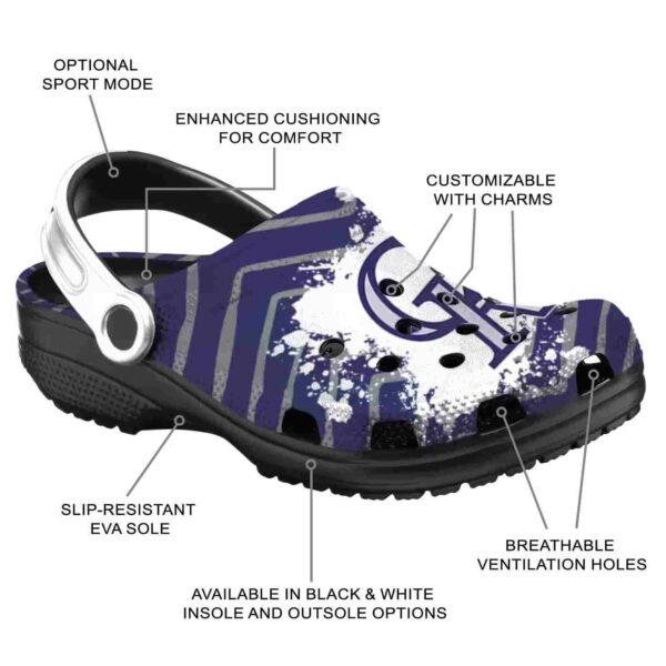 personalized colorado rockies zigzag paint burst crocs new arrival