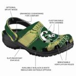 personalized colorado state rams paint splatter graphics clog best selling