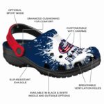 personalized columbus blue jackets splash art clog best selling